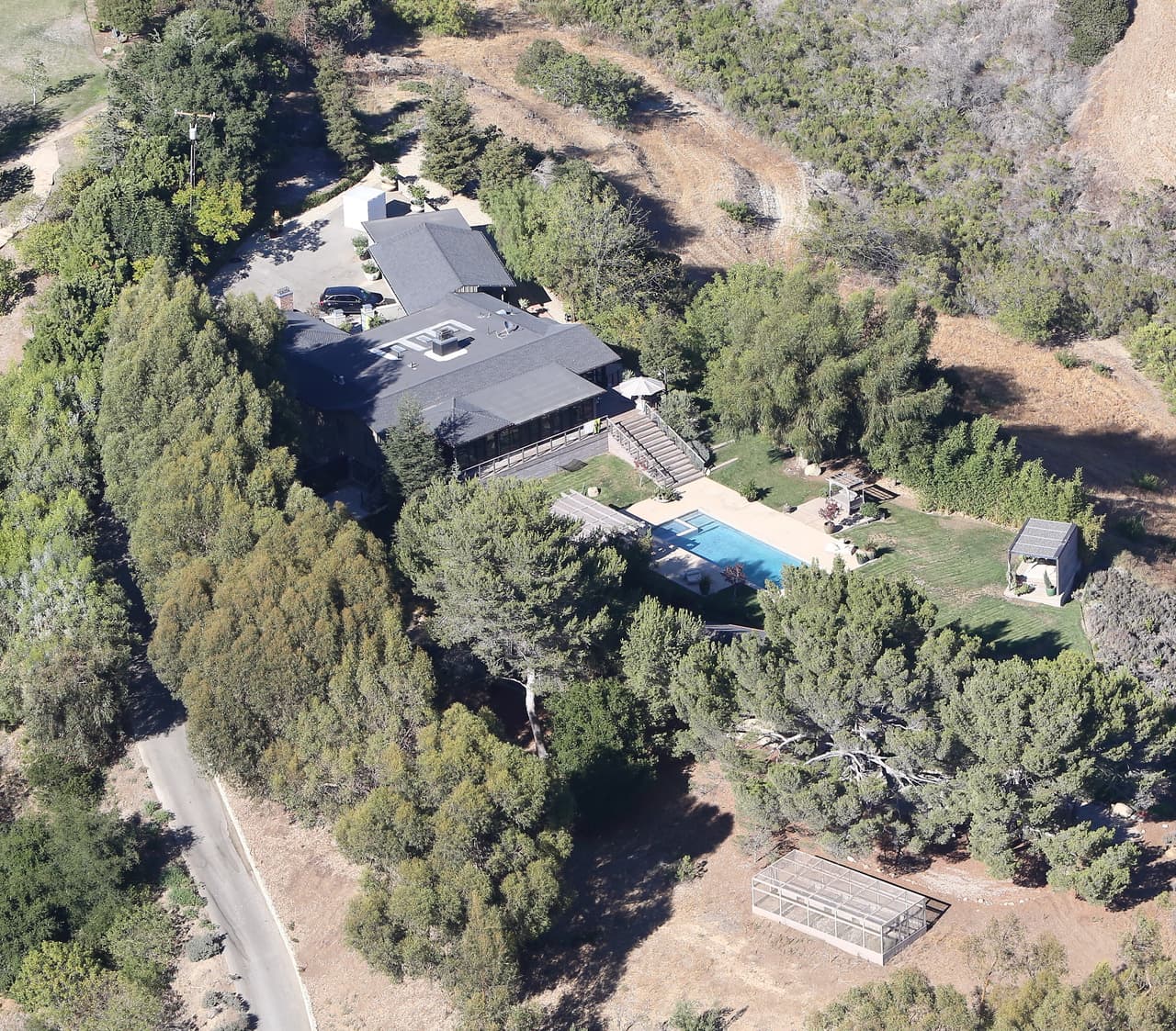 Así lucía antes del incendio de Woolsey.