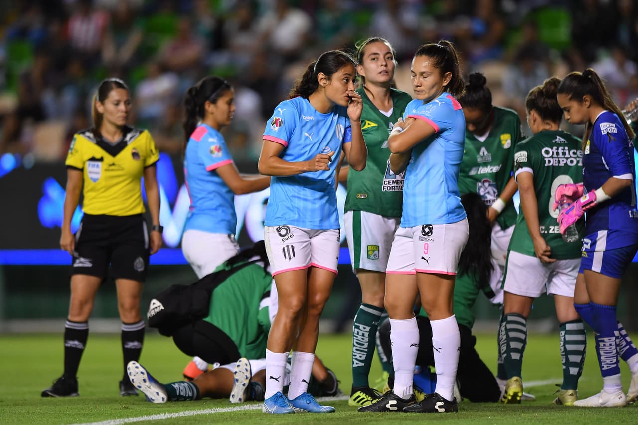 Por Monterrey marcaron: Mónica Desiree y Diana Evangelista (2); para las locales descontó Sanjuana De Jesús Muñoz.