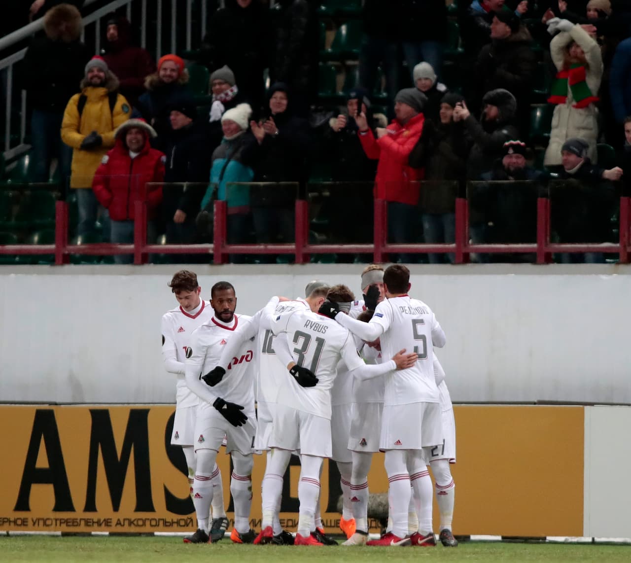 Lokomotiv de Rusia venció 1-0 a Niza en su casa y gracias a que también ganó 3-2 en el juego de ida se puso entre los 16 mejores.