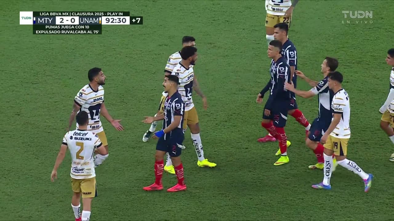 ¡Se calientan los ánimos! Patada de Caicedo a Berte y se arma la pelea