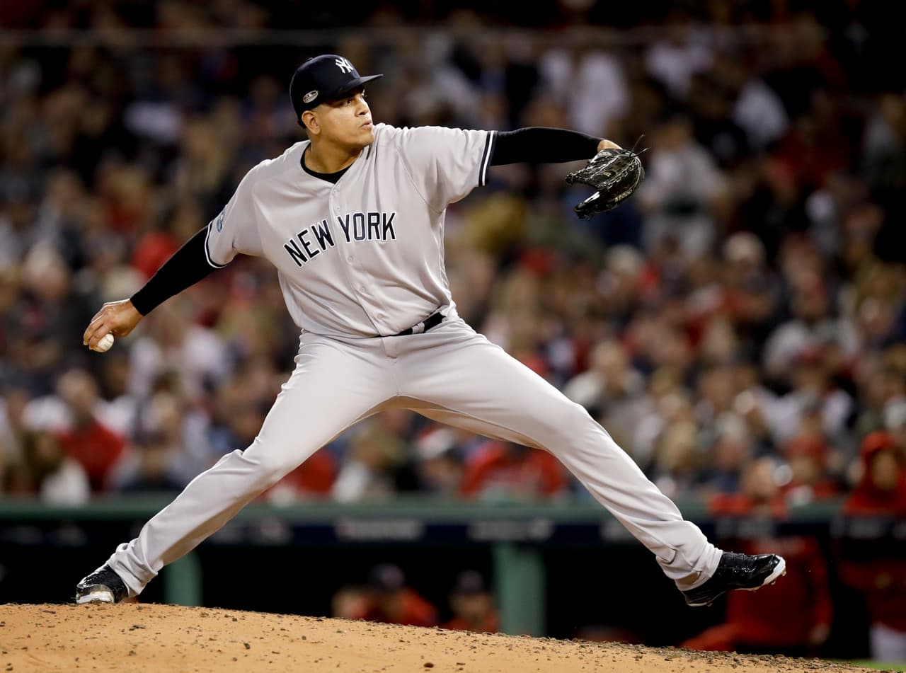 <b>5) Dellin Betances</b>: uno de los estelares relevistas (hombro) fue puesto en la lista de lesionados el 28 de marzo pero se prevé que su regreso se dé a mediados de este mes.