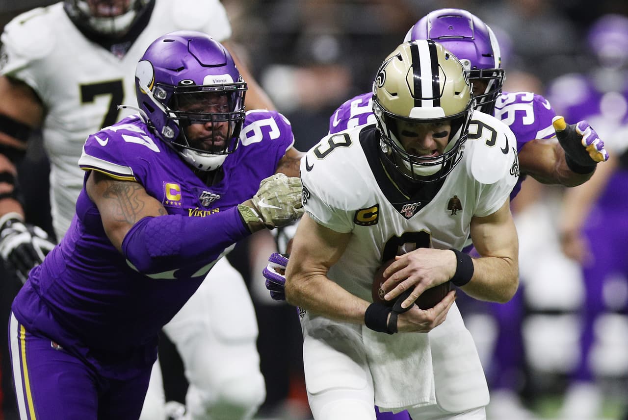 Minnesota saca el partido con una atrapada de Kyle Rudolph en tiempo extra y derrotan 26-20 a New Orleans Saints.