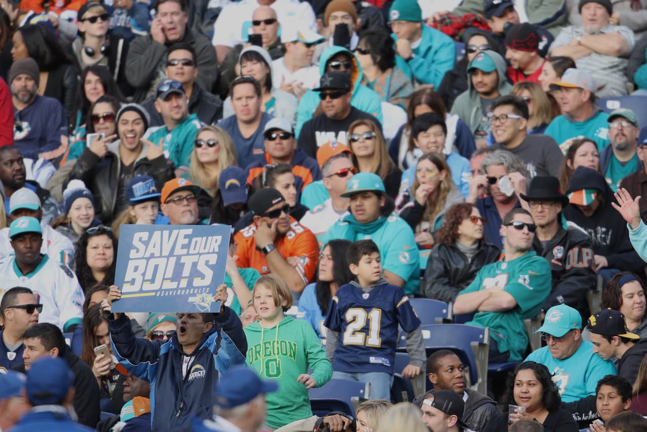 Te presentamos imágenes exclusivas del posible último partido de la NFL en San Diego en el que los Chargers derrotaron a los Miami Dolphins.