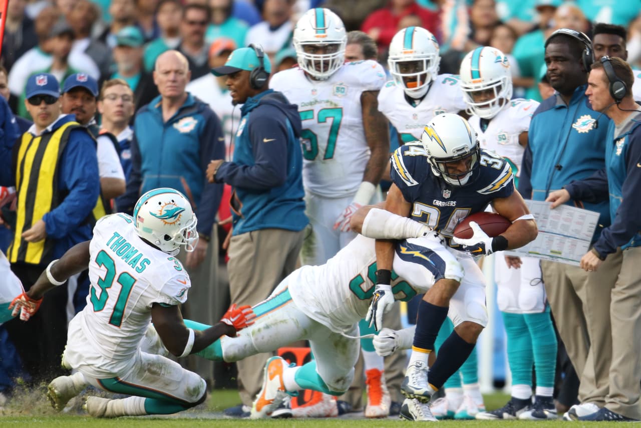 Te presentamos imágenes exclusivas del posible último partido de la NFL en San Diego en el que los Chargers derrotaron a los Miami Dolphins.