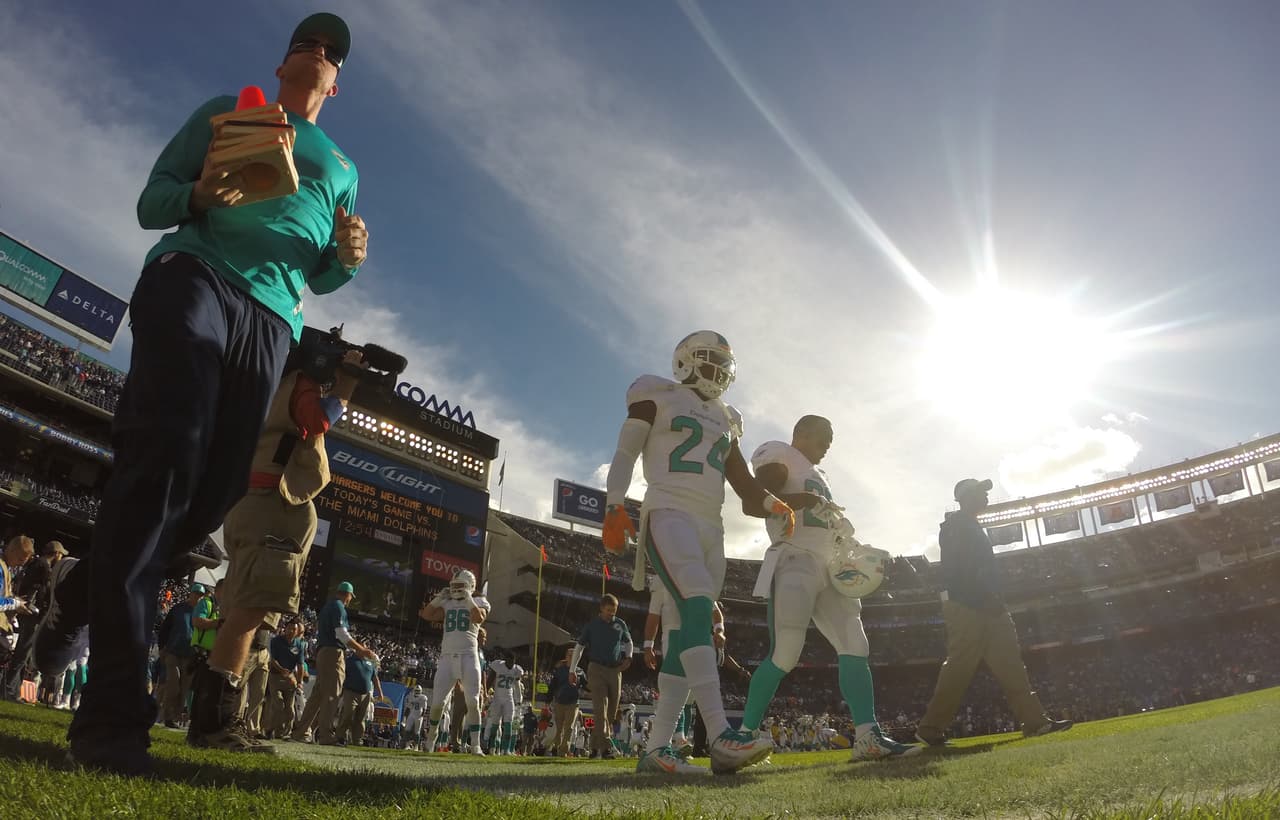 Te presentamos imágenes exclusivas del posible último partido de la NFL en San Diego en el que los Chargers derrotaron a los Miami Dolphins.