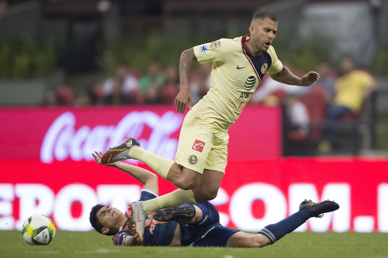 Jérémy Ménez también reapareció con las Águilas y su nula participación propició que abandonara el juego al descanso.
