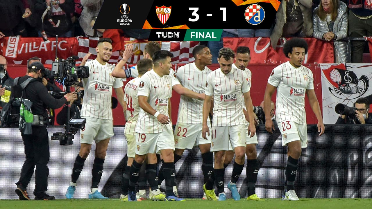 Sevilla regresa a la Europa League con triunfo ante Dinamo Zagrev