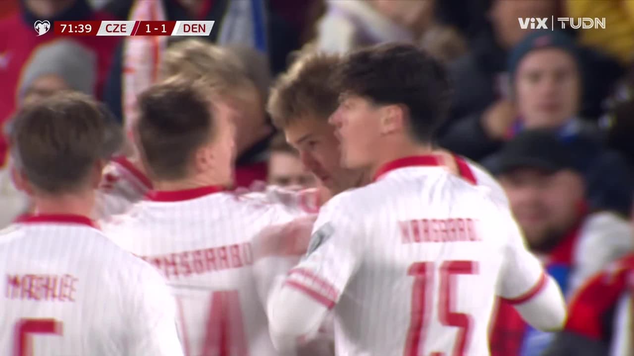 Gol de Dinamarca, Gol de Joachim Andersen, Chequia vs. Dinamarca, 1-1
