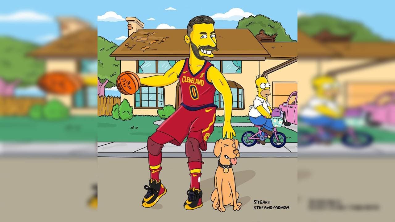Con más de dos metros de puro poder, el ala-pívoy de la NBA ha sido pintado de amarillo: Kevin Love.