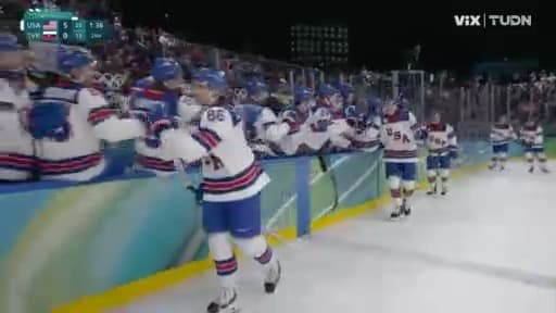 Estados Unidos vence a Eslovaquia y va por el oro en hockey sobre hielo
