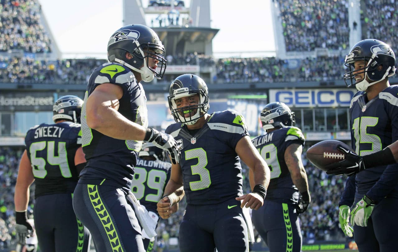 Jimmy Graham anotó su primer touchdown como Seahawk para llevar a Seattle a blanquear a Chicago por 26-0.