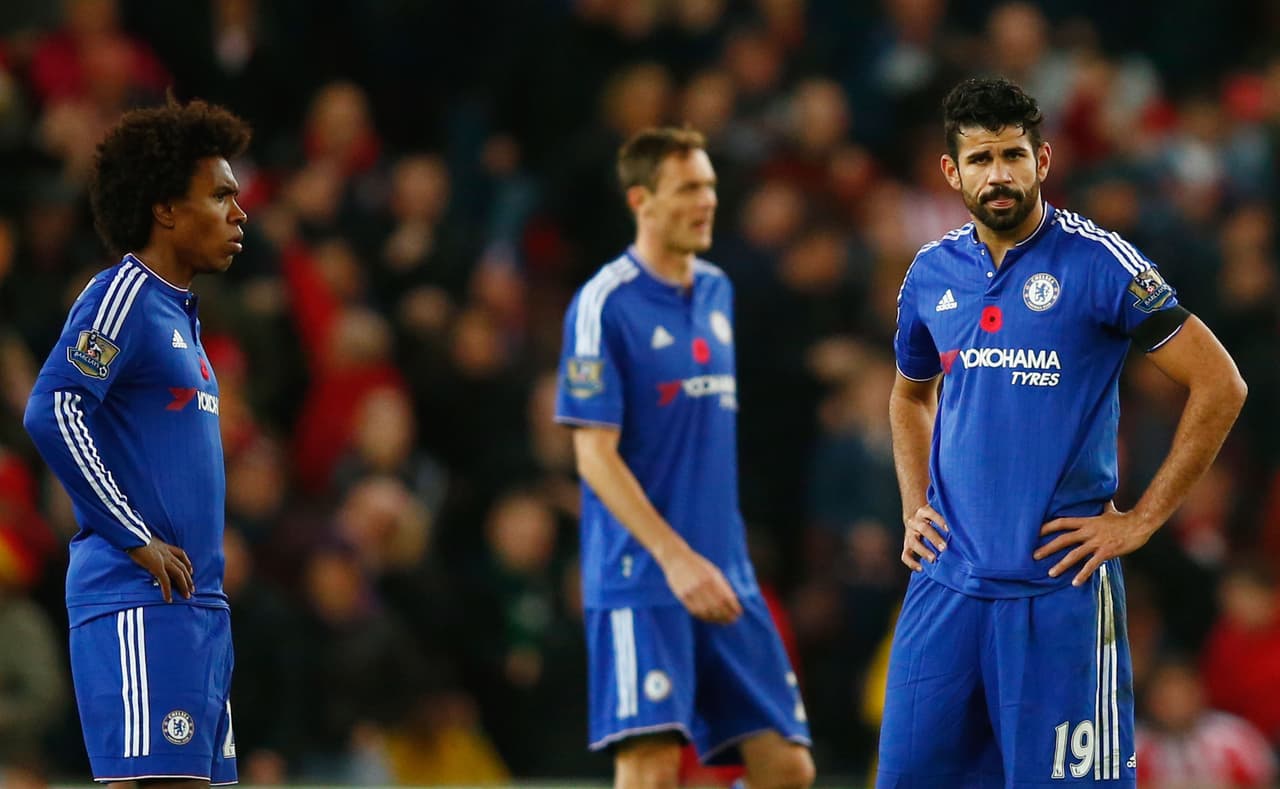 Los jugadores del Chelsea no pueden creer el resultado