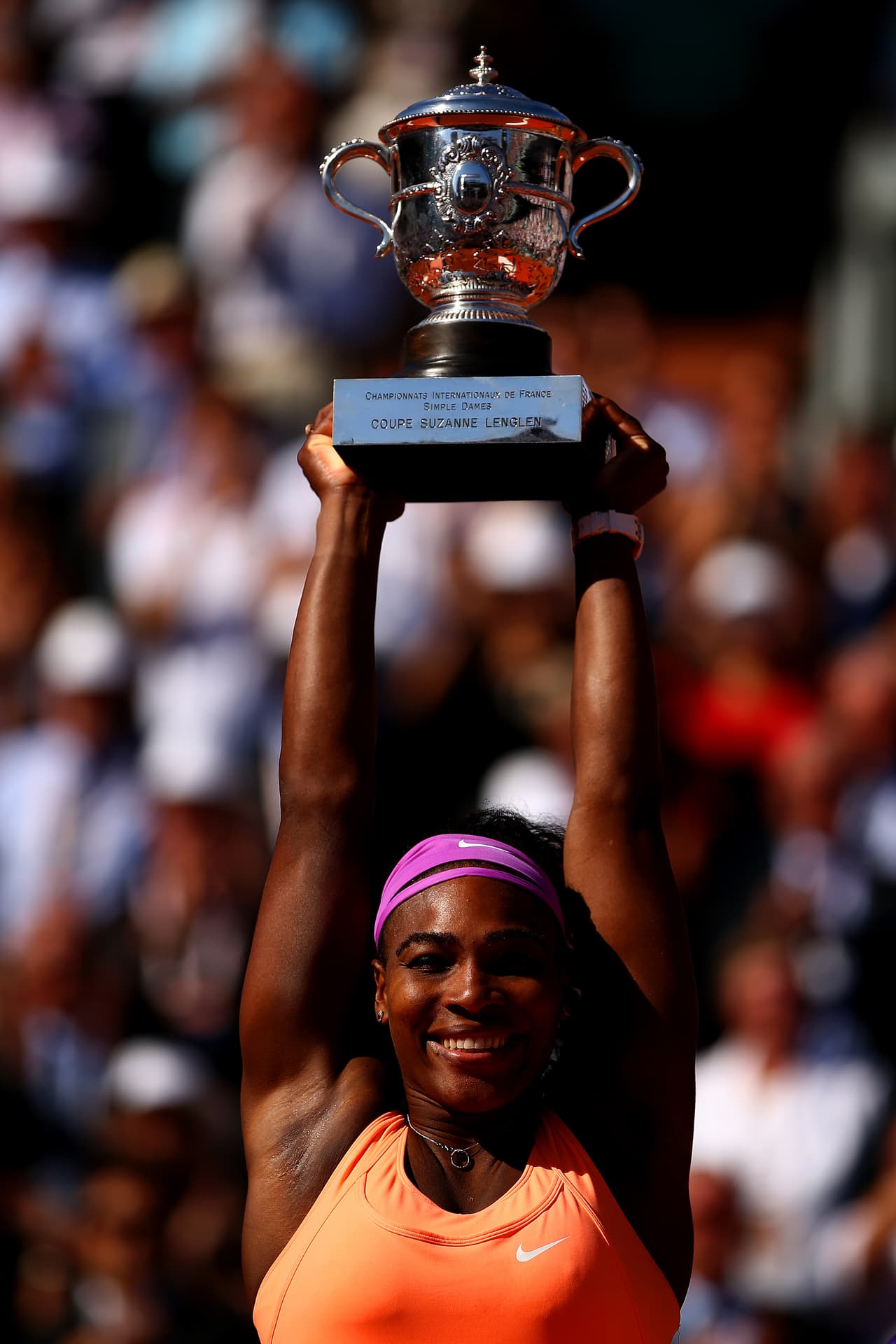 En su último Roland Garros hasta el momento, en 2015, venció 6-3, 6-7(2), 6-2 a la rusa Lucía Safarova.