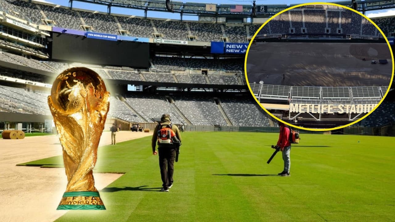 MetLife Stadium cambia el césped rumbo a la Copa Mundial 2026