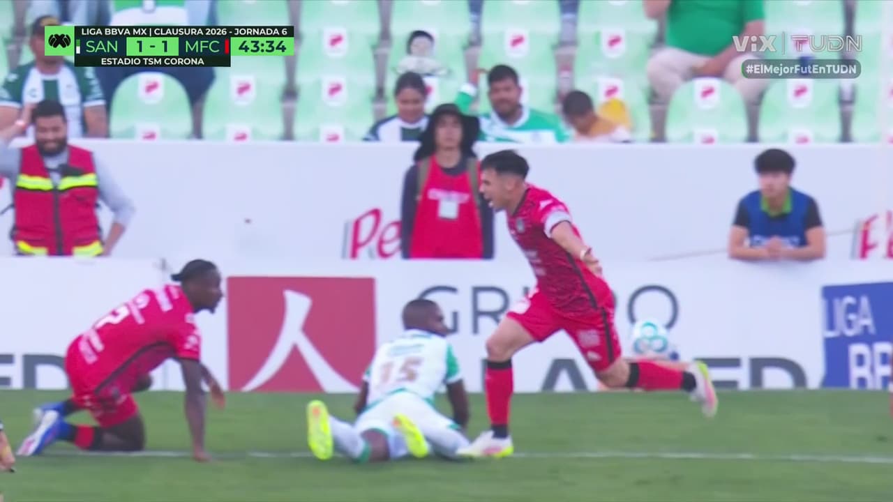 ¡Empata Mazatlán! Facundo Almada puntea y marca el empate en Torreón