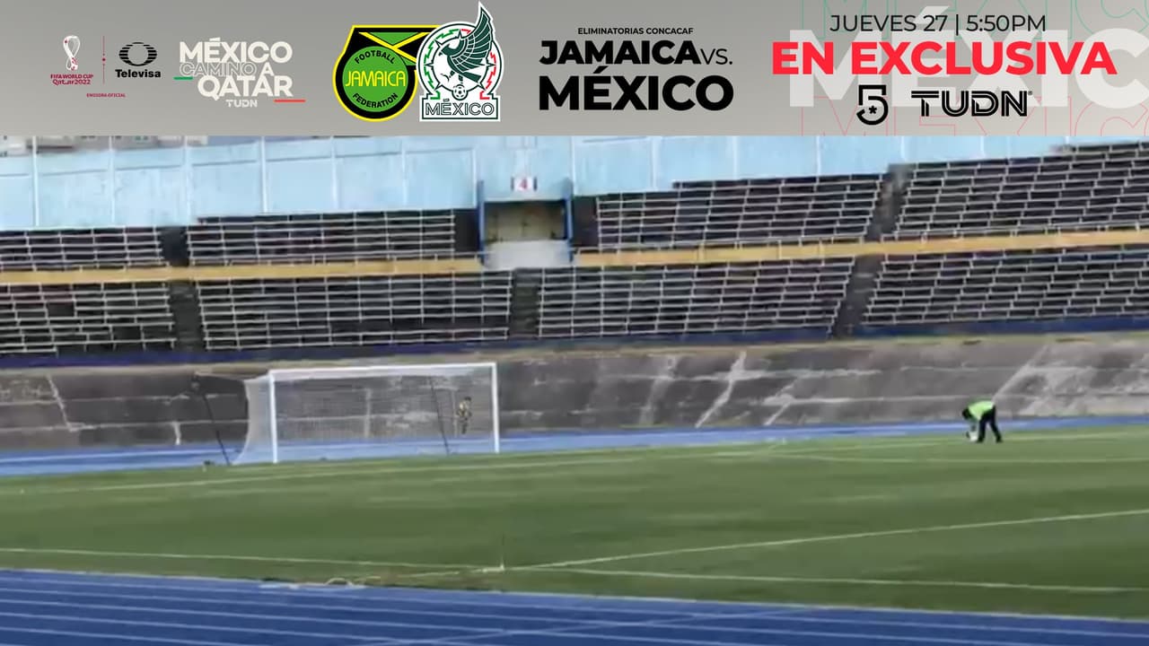 Estadio de Kingston está listo para recibir el juego de Jamaica y el Tri