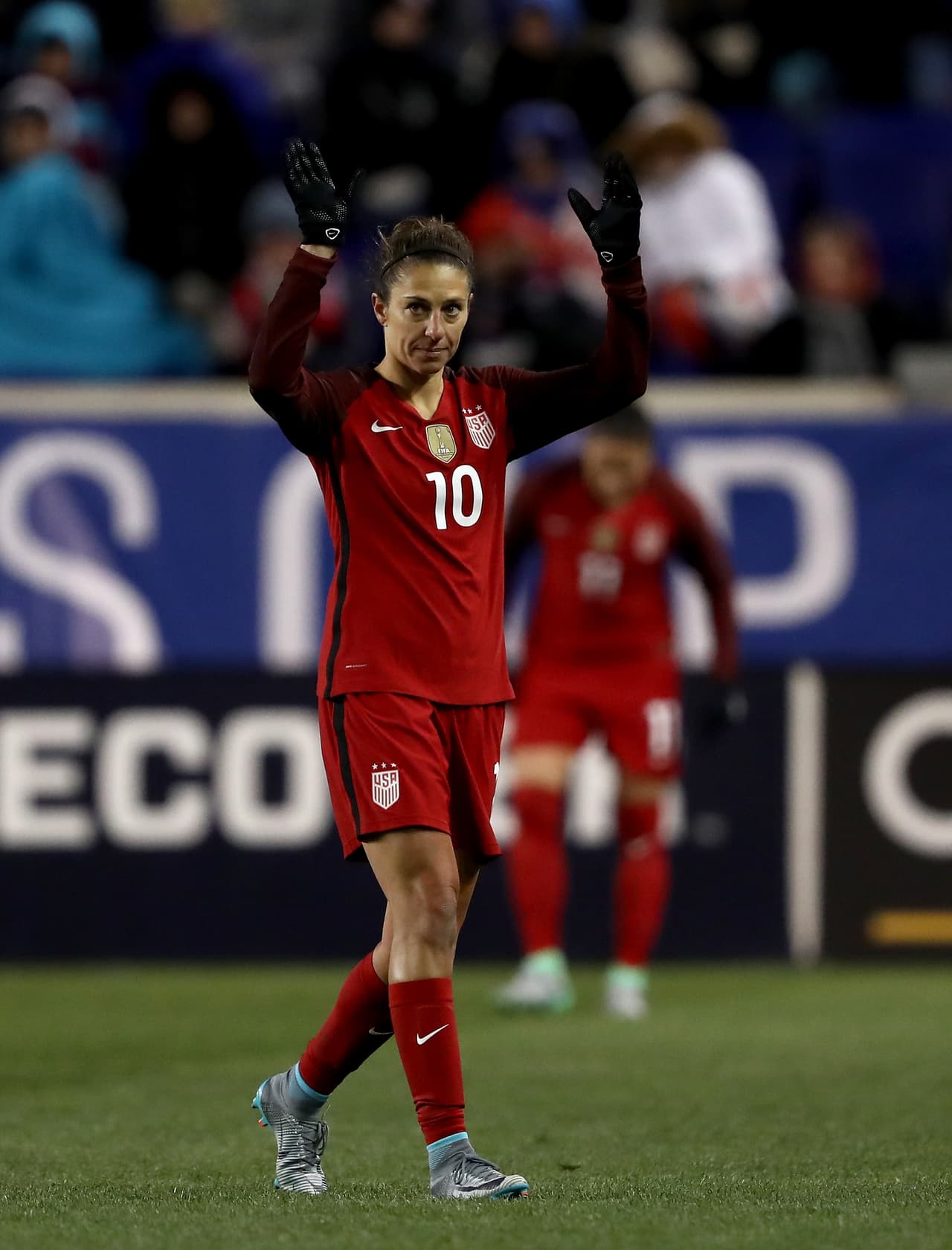 Carli Lloyd (Estados Unidos) - Dos veces oro Olímpico y campeona del Mundo (2015). The BEST FIFA (2016), Jugadora del Año de la FIFA (2015), Jugadora del Año de la Concacaf (2015), Balón de Oro y Bota de Oro del Mundial 2015. Ha marcado 96 goles en 234 minutos con la selección de su país.
