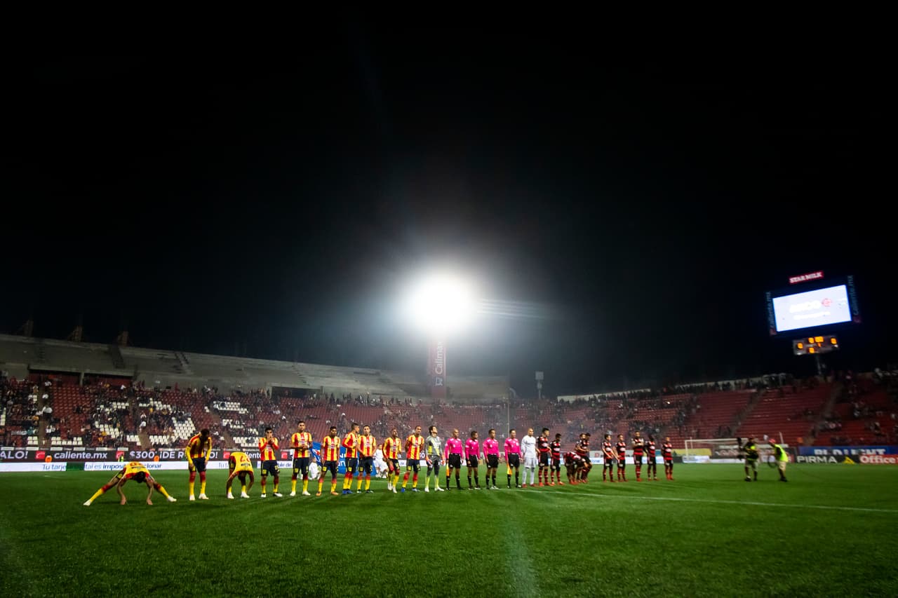 Así lucía el estadio Caliente previo al inicio del cotejo entre fronterizos y michoacanos.