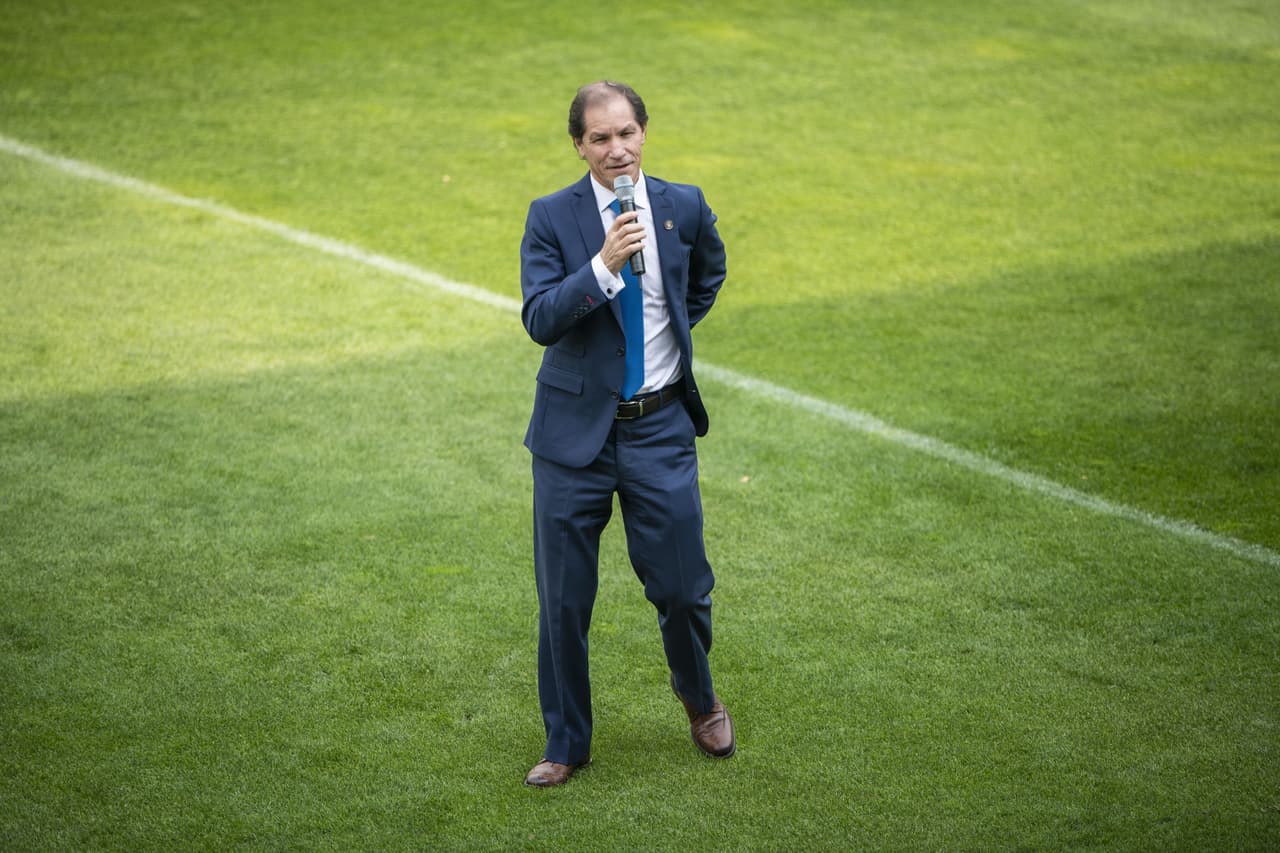 Billy Álvarez hizo la presentación oficial de cara al Torneo Clausura 2020 en las instalaciones de La Noria.