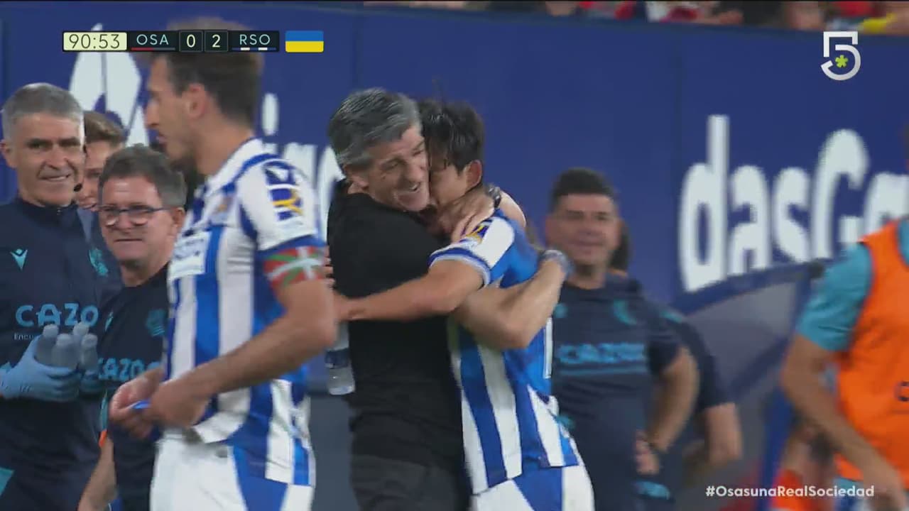 ¡El segundo al Kubo! Takefusa marca su séptimo gol y el 0-2 de la Real