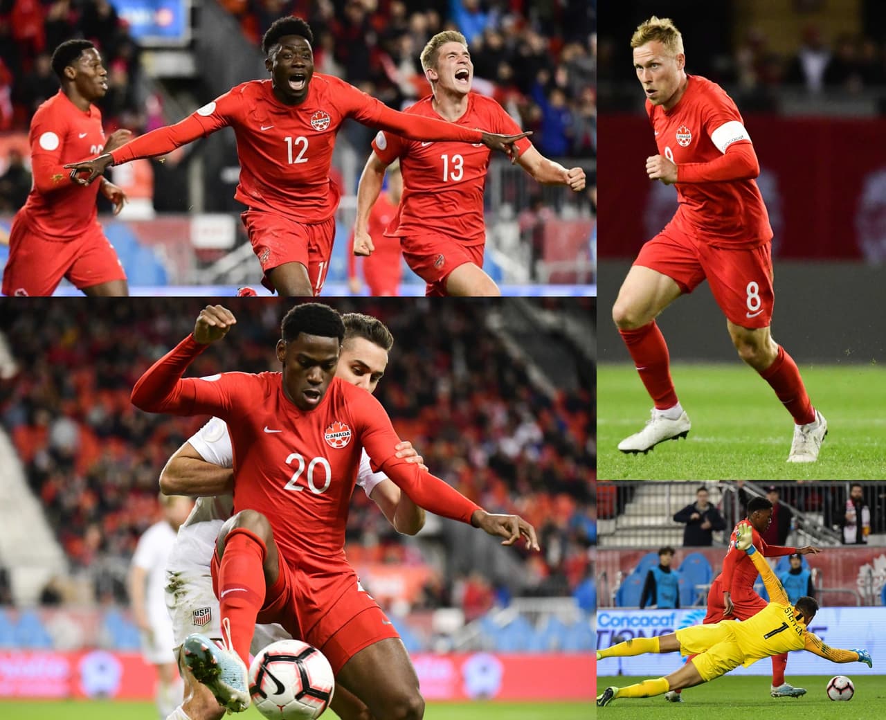 Con goles de Davies y Lucas Cavallini, el combinado de EEUU cayó 2-0 ante Canadá.
