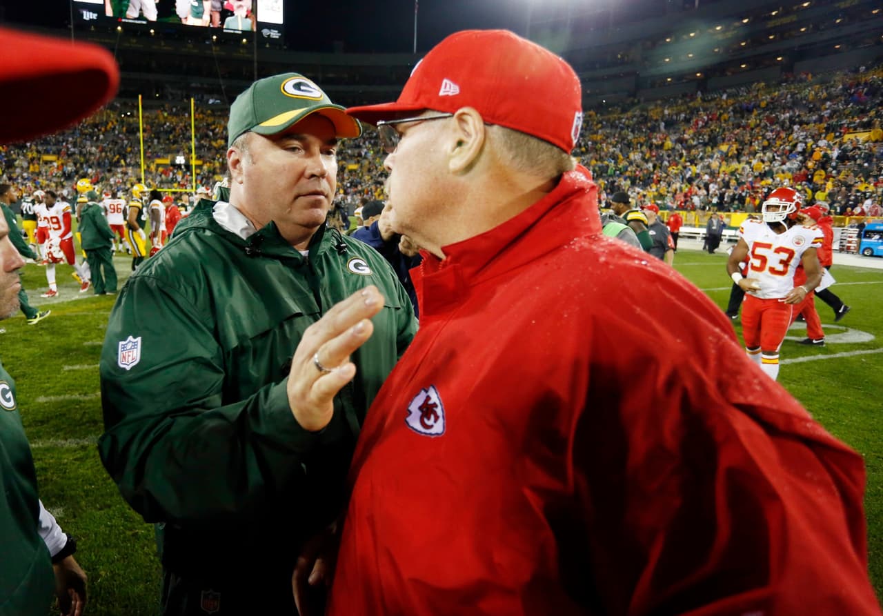 Mike McCarthy y Andy Reid serán los entrenadores del los equipos del Pro Bowl 2016