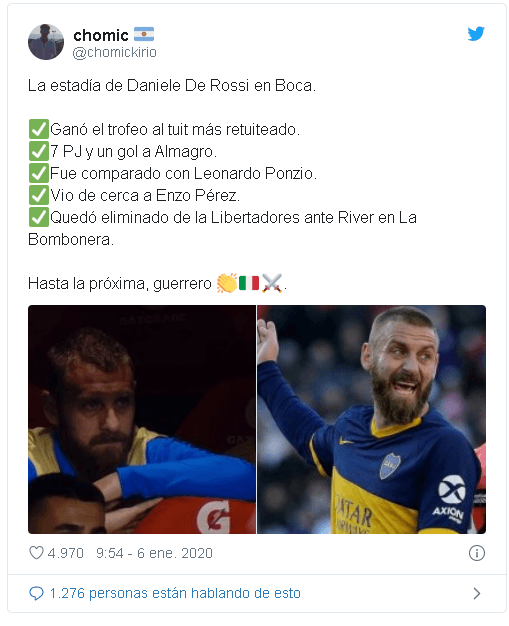 Así reaccionan las redes sociales ante el retiro del italiano.