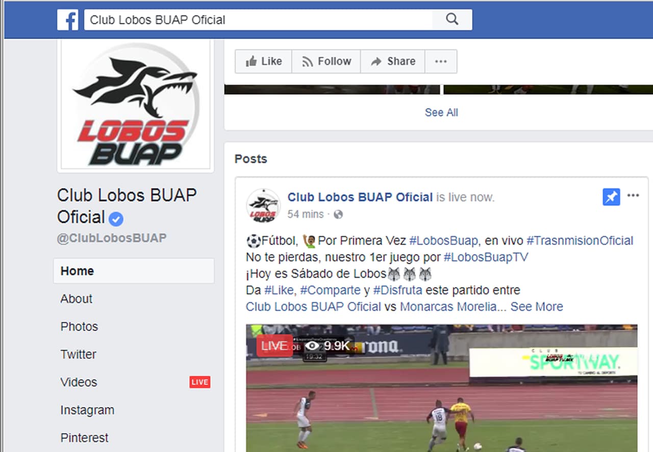 La transmisión por Facebook superó los diez mil usuarios.