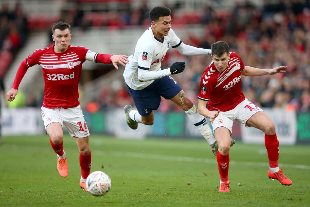 Middlesbrough 1-1 Tottenham. Lucas Moura empató tras el gol de Fletcher y habrá reply en Londres.