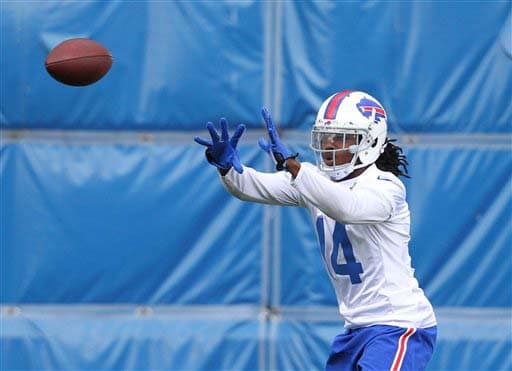 El WR Sammy Watkins iniciando su segundo año en la liga (AP-NFL).