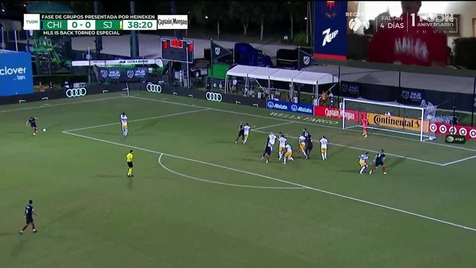 Tiro desviado de Luka Stojanovic