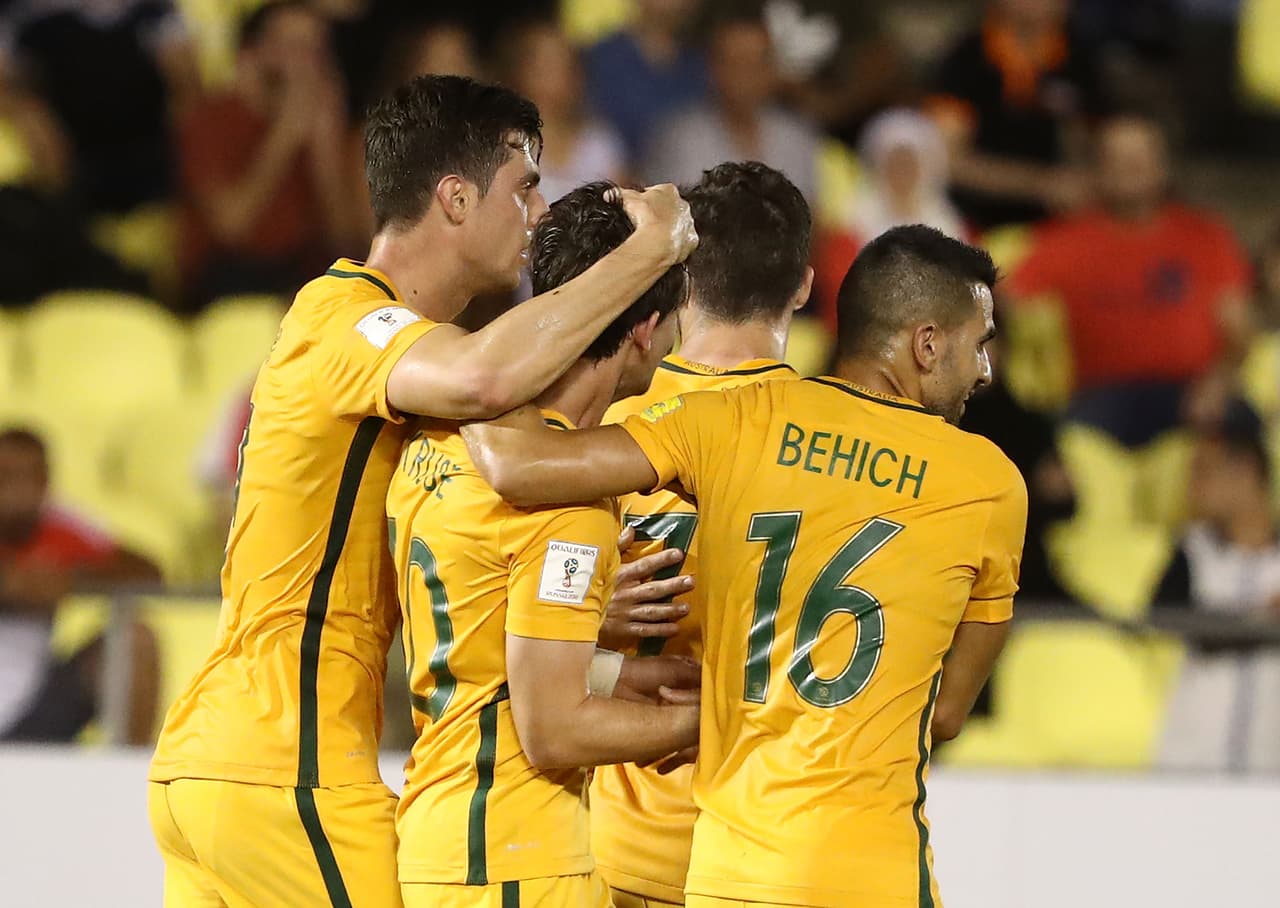 Con el 0-1 a su favor Australia se fue tranquilo al descanso del entretiempo, listo para su estrategia.