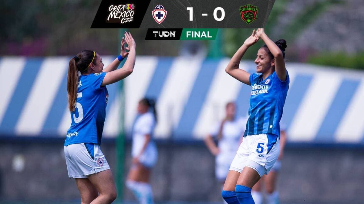 Cruz Azul se 'cuela' a primeros sitios en la Liga MX Femenil