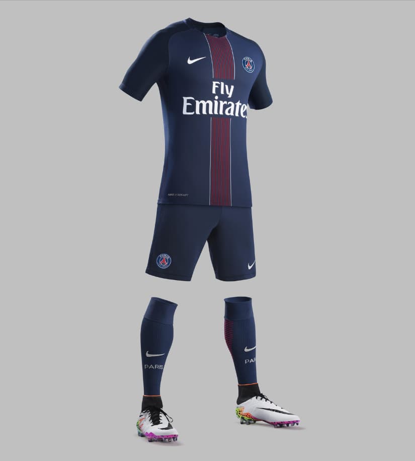 La equipación completa del París Saint-Germain