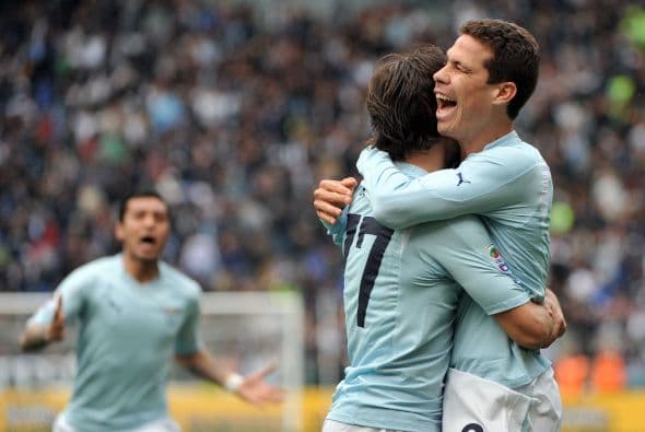 Y marcó el único gol con el que la Lazio derrotó al Bari en el 'Calcio'.