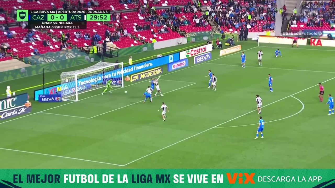 ¡Goooool del Atlas! ¡Gol de Saldívar para poner el primero vs Cruz Azul! Ojito al festejo