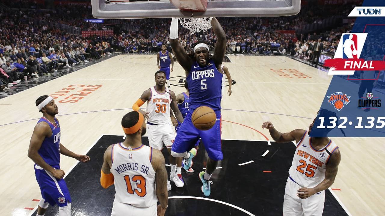 Clippers doblega a Knicks con histórica aportación