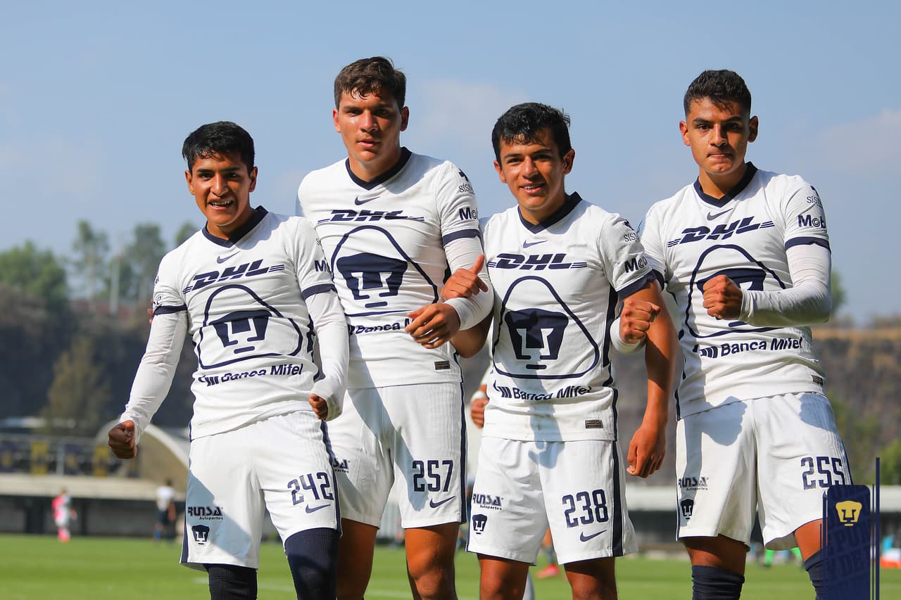 Pumas le pega una paliza de 8-2 al América en la Sub 17