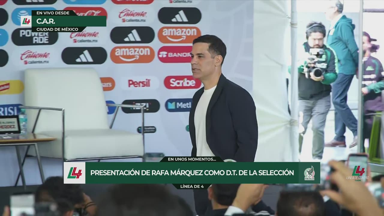 Así llegó Rafael Márquez a su presentación como técnico de México