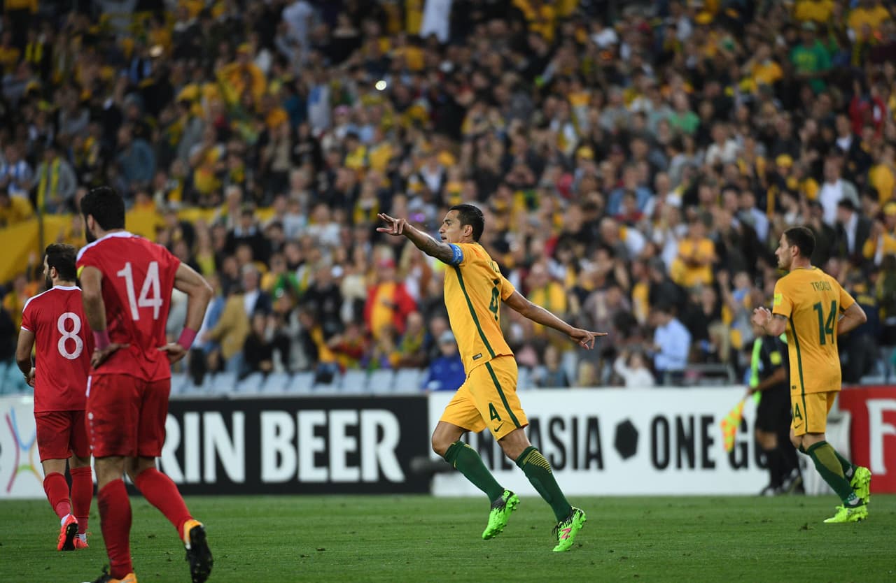 Llegaba así a 10 goles el experimentado delantero de los Socceroos, siendo el máximo anotador del equipo.