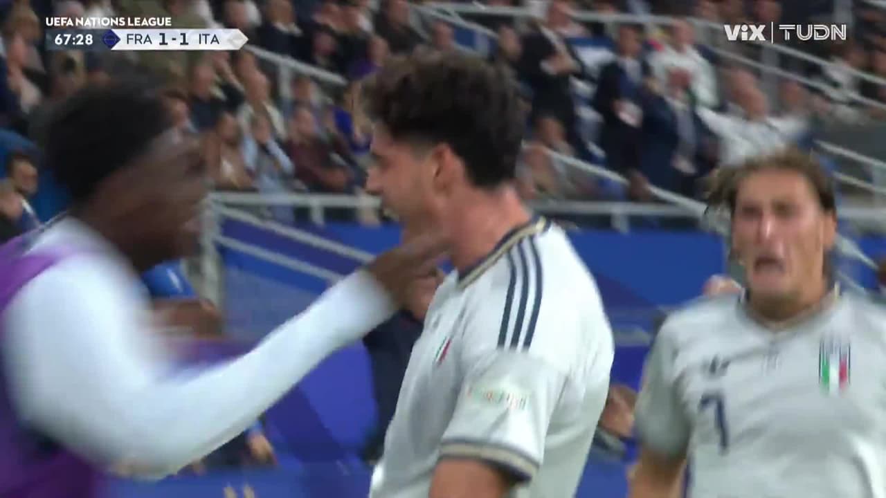 ¡Italia responde! Bastoni vence al arquero y pone el 1-1 ante Francia