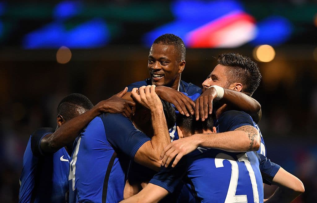 Francia goleó a Escocia en su último duelo de preparación previo a la Eurocopa