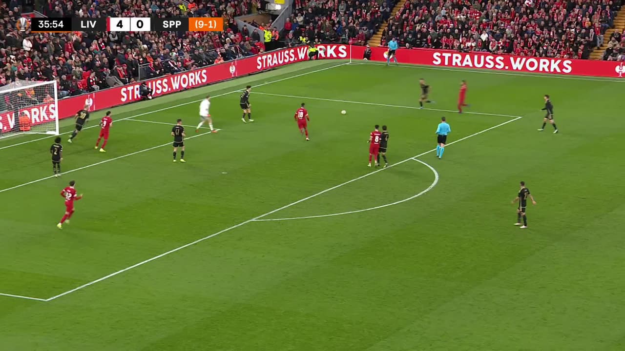 ¡TIRO ATAJADO! disparo por Darwin Núñez.