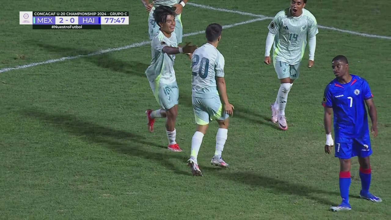 ¡Brincando apareció el Grillito goleador! México gana 3-0 con gol de Biscayzacú