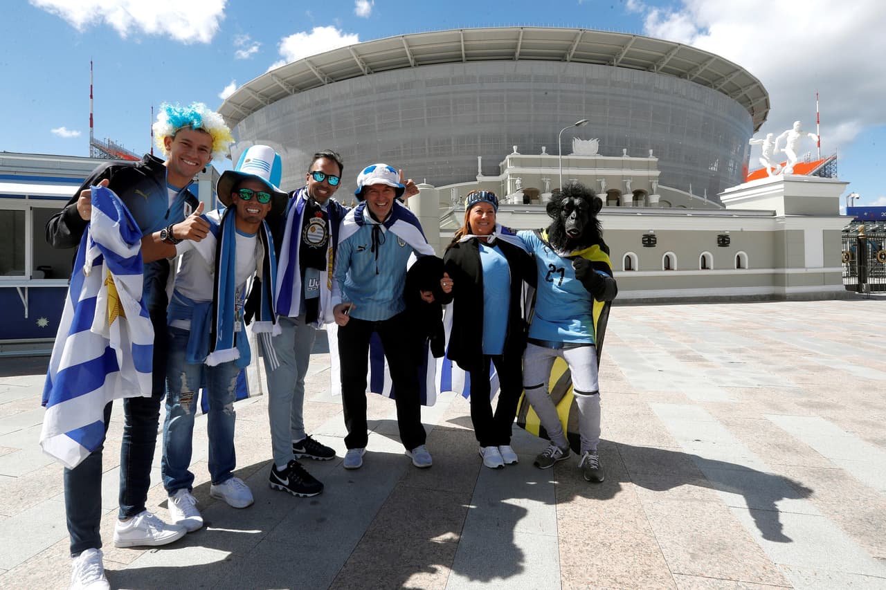 Sin duda, las banderas y las bufandas fueron los accesorios que más se usaron en esta jornada mundialista.