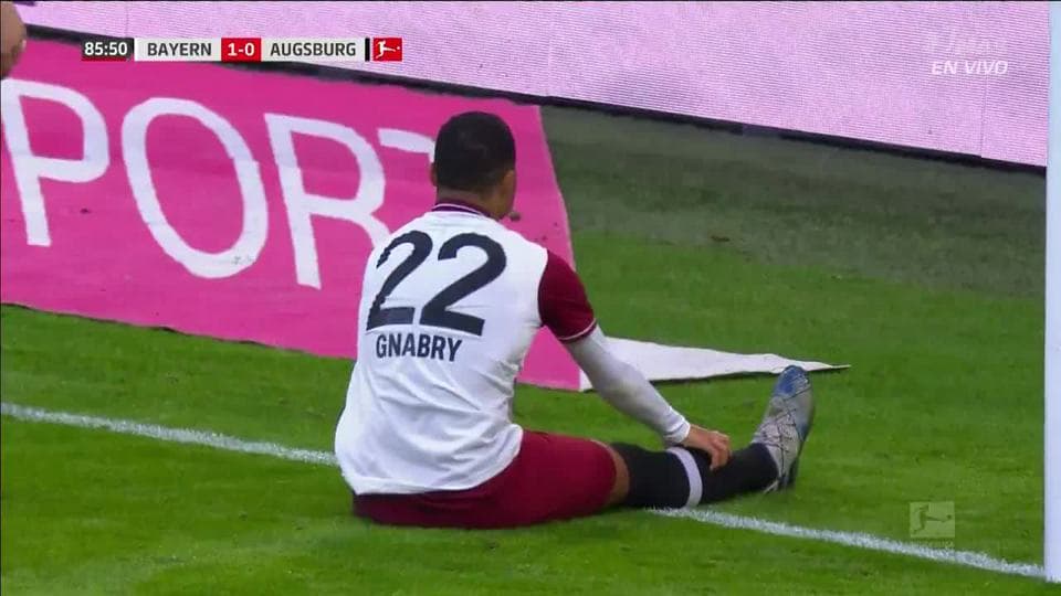 Tiro desviado de Serge Gnabry