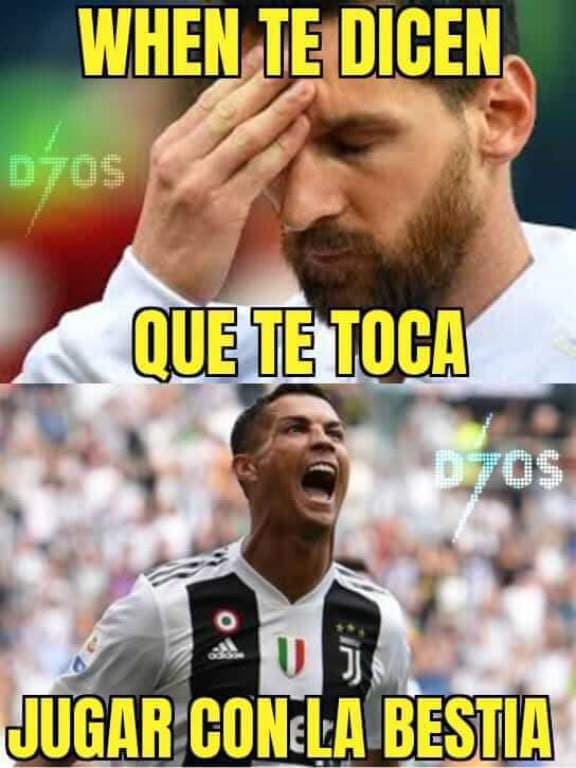 Juventus y los memes apalearon al Barcelona | Llegaron las mejores reacciones de redes sociales con Cristiano Ronaldo y Messi como protagonistas.