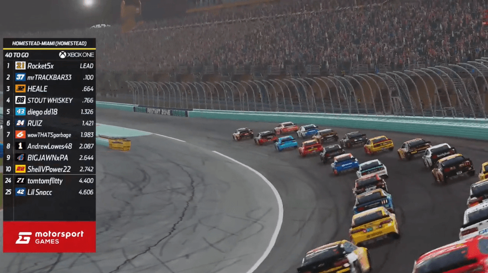 Con la presencia de dos pilotos de los Stock Cars en la vida real, se compitieron dos carreras por XBox y PS4.