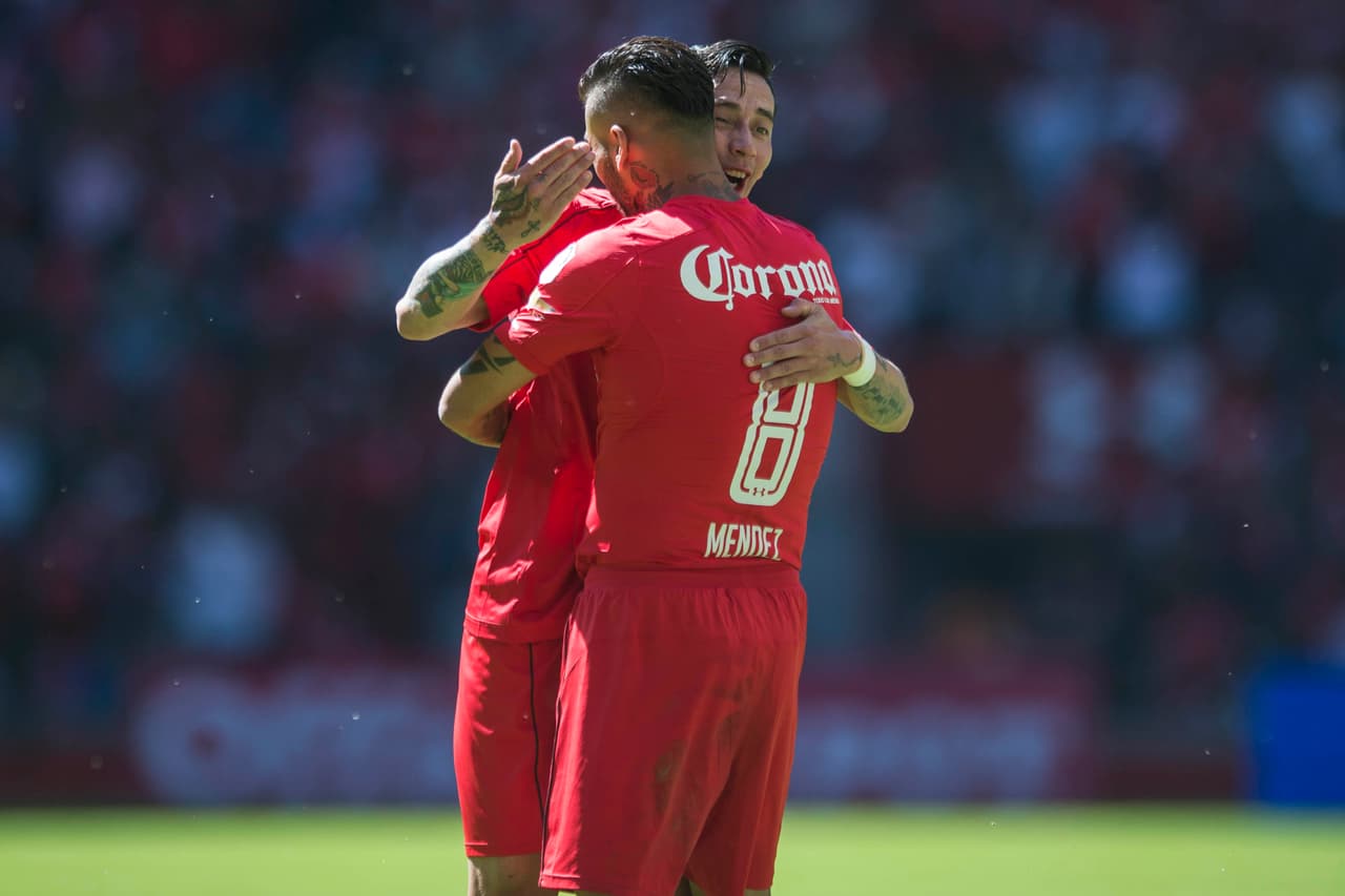 Al minuto 10 del segundo tiempo llegó el 3-0 de Toluca por medio de Jesús Méndez para practicamente sentenciar el partido.