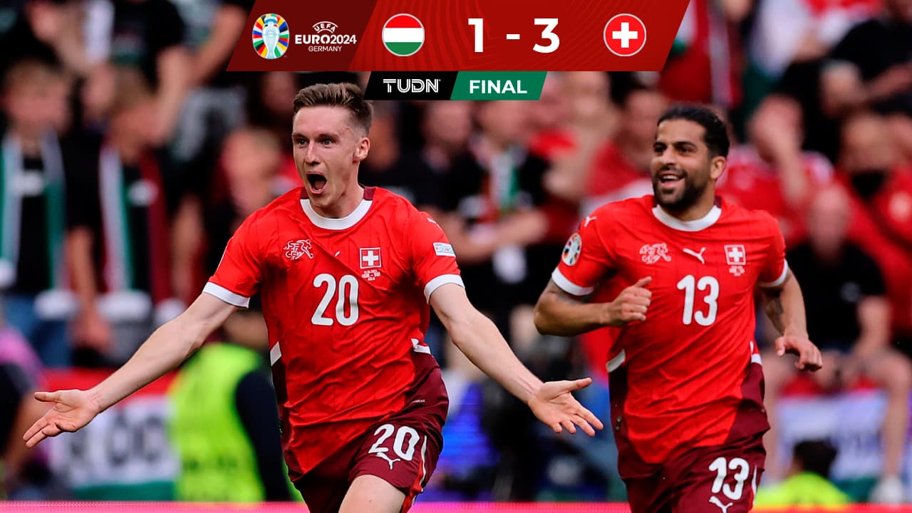 Suiza vence a Hugría y va por el liderato de Alemania en la Euro 2024